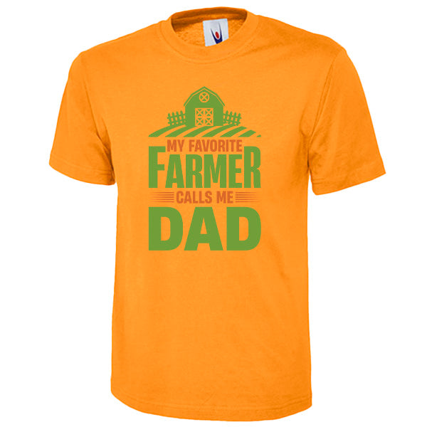 "My Favorite Farmer Calls Me Dad" T-Shirt | Equestrian Apparel