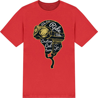 Ride Bike Custom Culture T-Shirt | Unisex Motorcycle Tee