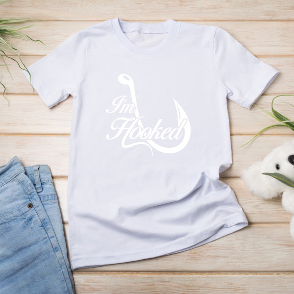 "I Am Hooked" Unisex T-Shirt | Ideal for Fishing Fans