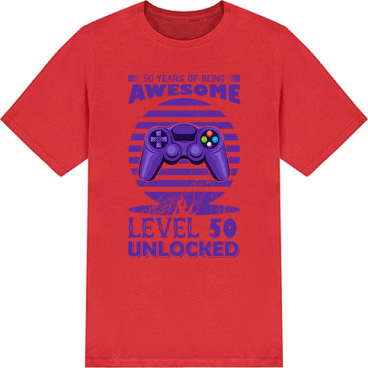 50 Years of Awesome Unisex T-Shirt | Premium Gaming Apparel