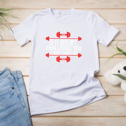 Unisex 'Challenge You' T-Shirt | Fitness Focus Collection