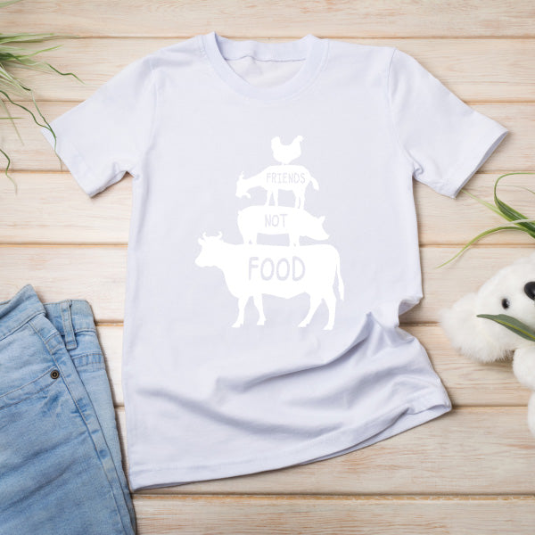 "Friends Not Food" Vegan T-Shirt | Unisex Equestrian Apparel