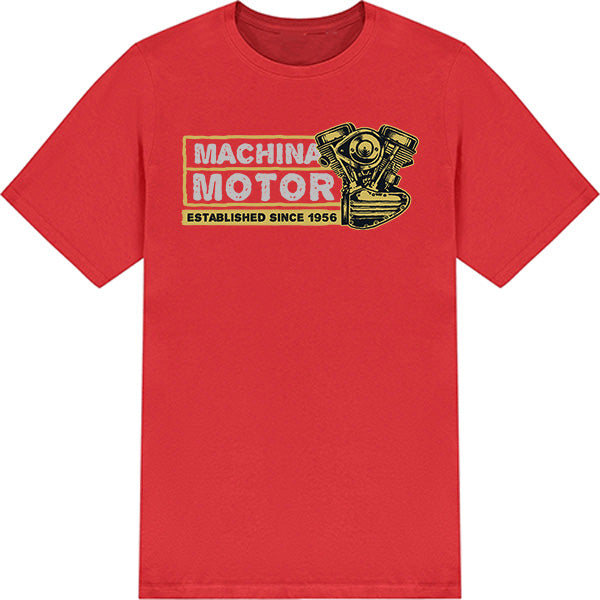 Machina Motor Unisex T-Shirt | Ideal for Motorcycle Fans