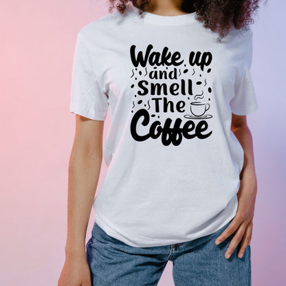 "Wake Up and Smell the Coffee" Unisex T-Shirt for Coffee Lovers