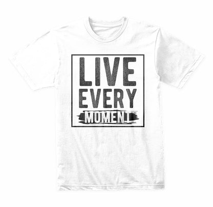 "Live Every Moment" Unisex T-Shirt | Motivational Equestrian Tee