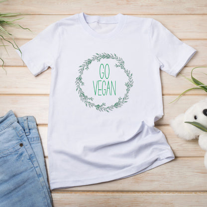 Go Vegan Unisex T-Shirt | Embrace Vegan Vibes | Equestrian Apparel