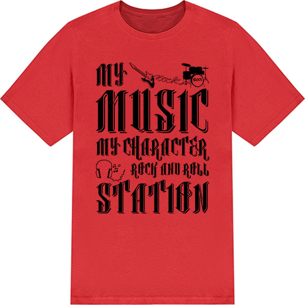 "My Music My Character" Unisex T-Shirt | Ideal for Music Lovers