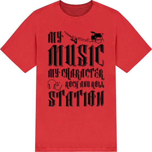 "My Music My Character" Unisex T-Shirt | Ideal for Music Lovers