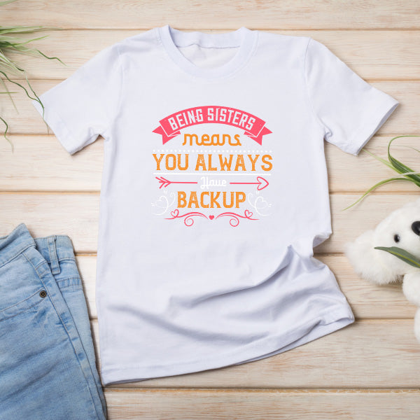 "Sisters Always Have Backup" Unisex T-Shirt | Equestrian Apparel