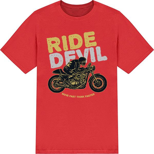 Ride Devil Move Fast T-Shirt | Unisex Motorcycle Tee