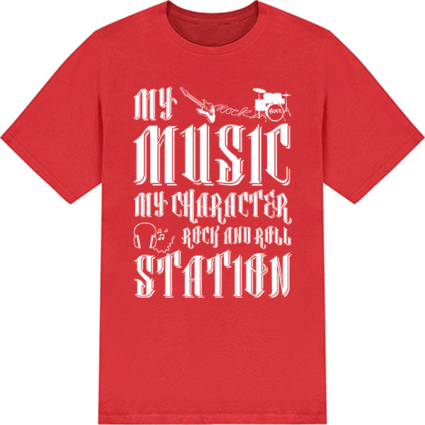 My Music My Character V2 T-Shirt | Ideal for Music Lovers