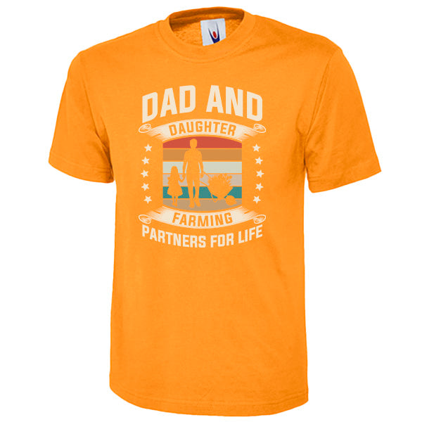 Dad & Daughter Farming Partners T-Shirt | Unisex | Dad's Faves