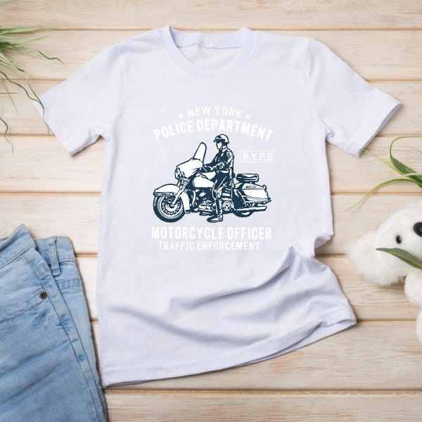 NYPD Unisex T-Shirt | Perfect for Motorbike Enthusiasts