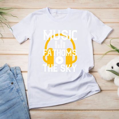 Music Fathoms The Sky Unisex T-Shirt | Ideal for Music Lovers