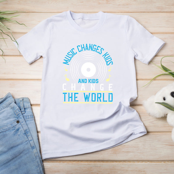 "Music Changes Kids" Unisex T-Shirt | Ideal for Music Lovers