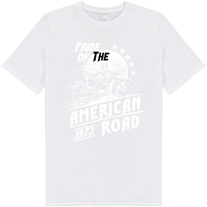 American 1973 Road Unisex T-Shirt | Motorcycle Enthusiast Tee