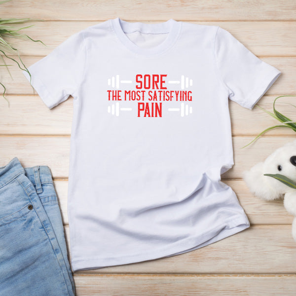 Ultimate Comfort Unisex Fitness T-Shirt - "Sore. The Most Satisfying Pain"