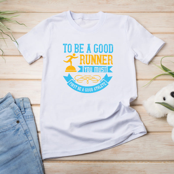 Unisex Runner's T-Shirt - Be A Good Athlete | Shop Now