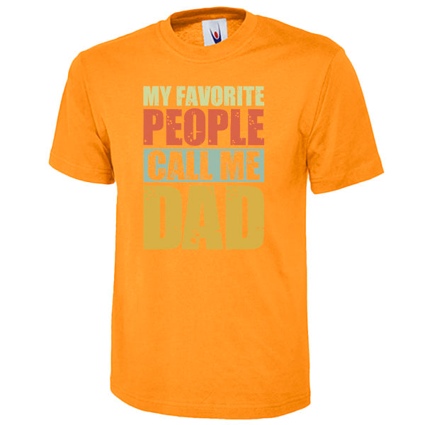 "My Favorite People Call Me Dad" T-Shirt | Equestrian Dad Gift