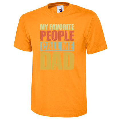 "My Favorite People Call Me Dad" T-Shirt | Equestrian Dad Gift