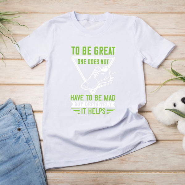 Unisex Runner's T-Shirt - 'To Be Great' Equestrian Edition