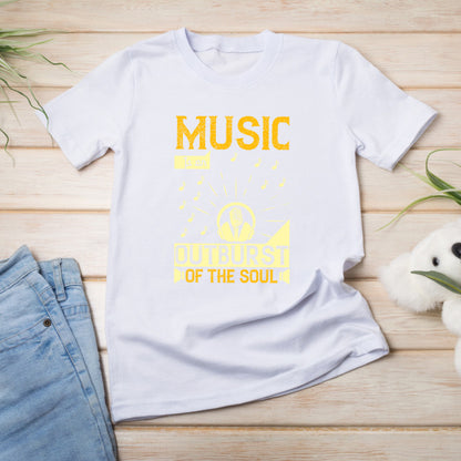 "Music Is An Outburst Of The Soul" Unisex T-Shirt - Shop Now