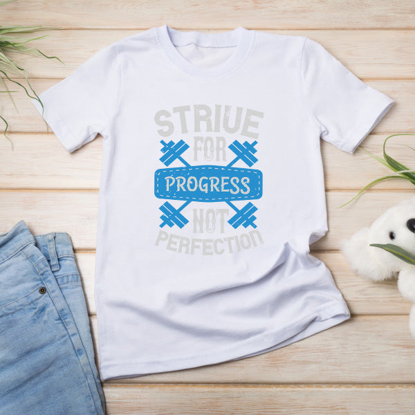 Strive For Progress T-Shirt | Unisex Fitness Tee