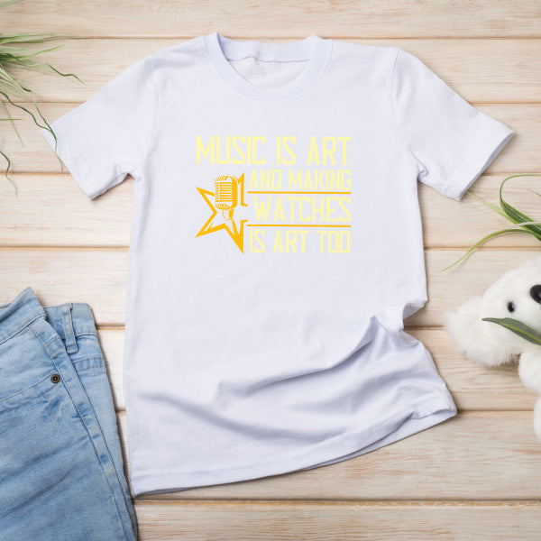 "Music Is Art" Unisex T-Shirt | Ideal for Music Lovers