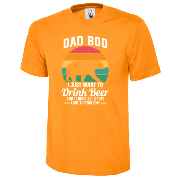 Unisex 'Dad Bod' Beer T-Shirt | Dad's Favorites Collection