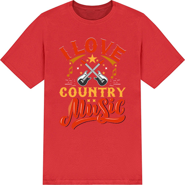 "I Love Country Music" Unisex T-Shirt | Equestrian Apparel