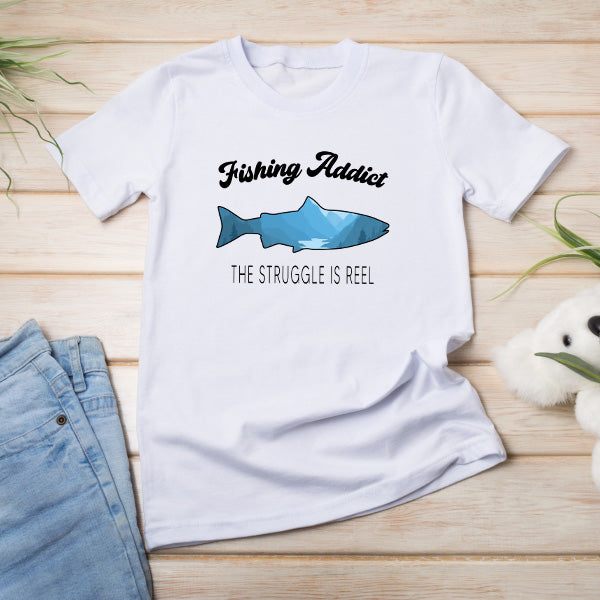 Fishing Addict Unisex T-Shirt | Perfect for Enthusiasts