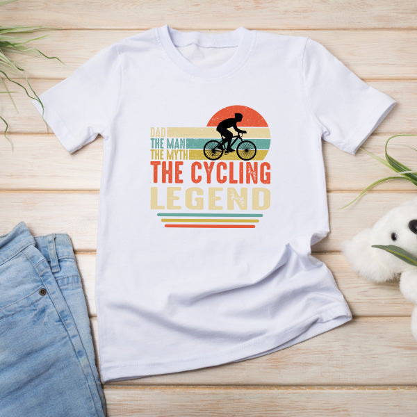 Dad: The Cycling Legend T-Shirt | Bicycle Adventures Collection