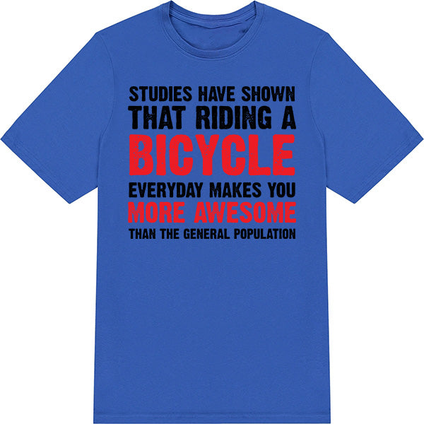 Unisex 'Riding A Bicycle' T-Shirt | Bicycle Adventures