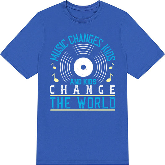 "Music Changes Kids" Unisex T-Shirt | Ideal for Music Lovers