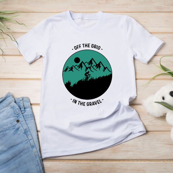 Off The Grid Gravel T-Shirt | Ideal for Bicycle Adventures