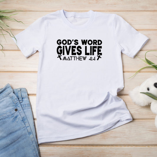 God's Word Gives Life T-Shirt | Unisex Christian Apparel