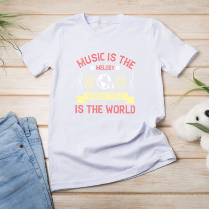 "Music Is The Melody" Unisex T-Shirt | Ideal for Music Lovers