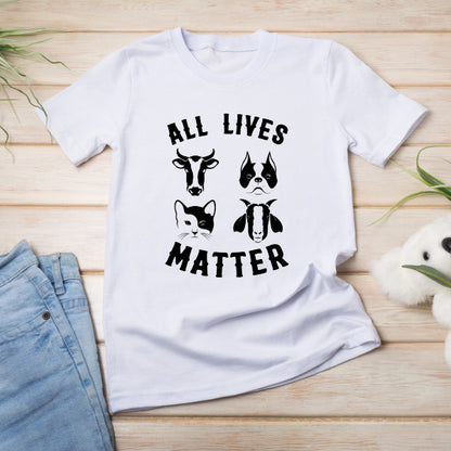 All Lives Matter Unisex T-Shirt - Embrace Vegan Vibes