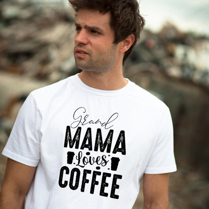 Grand Mama Loves Coffee Unisex T-Shirt | Equestrian Apparel