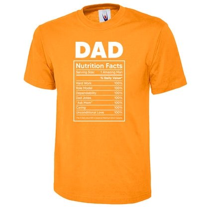 Dad Nutrition Facts T-Shirt | Unisex | Equestrian Apparel