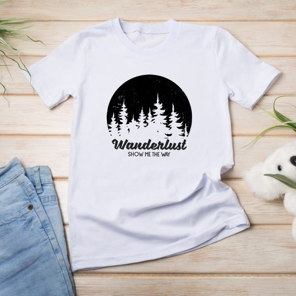 Wanderlust "Show Me The Way" Unisex T-Shirt | Camping Ready