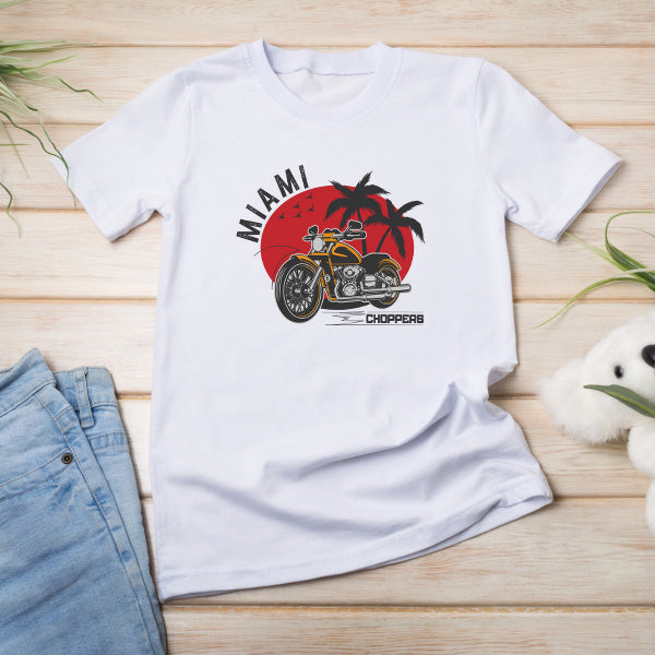 Miami Choppers Unisex T-Shirt | Ideal for Motorbike Fans