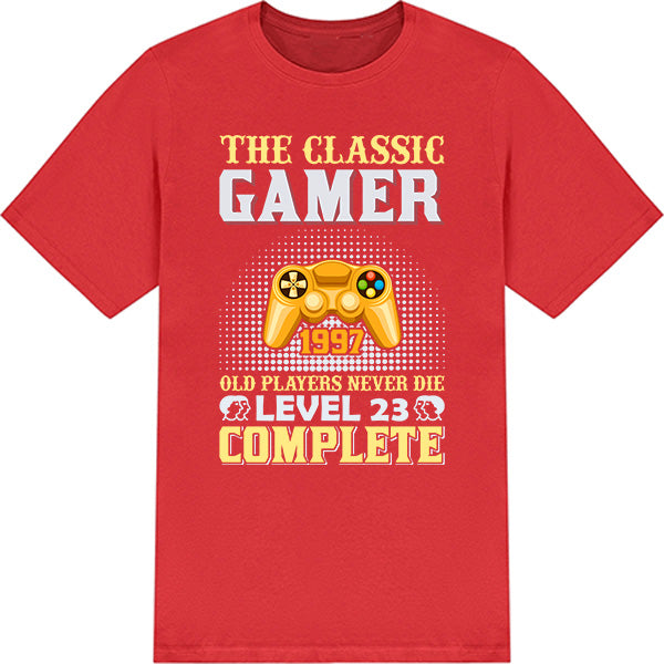 Classic Gamer 1997 Unisex T-Shirt - Premium Gaming Apparel