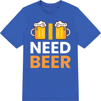 "I Need Beer" Unisex T-Shirt | Equestrian & Beer Lovers