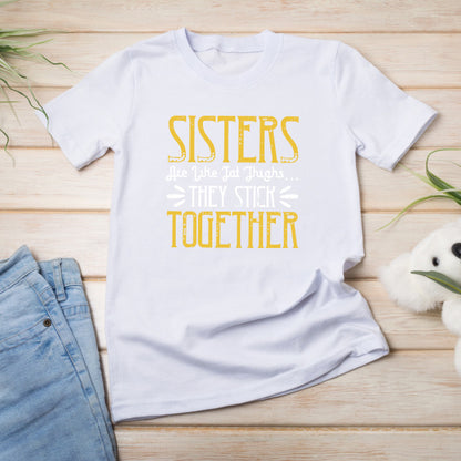 Sisters Are Like Fat Thighs T-Shirt | Perfect Sister Gift