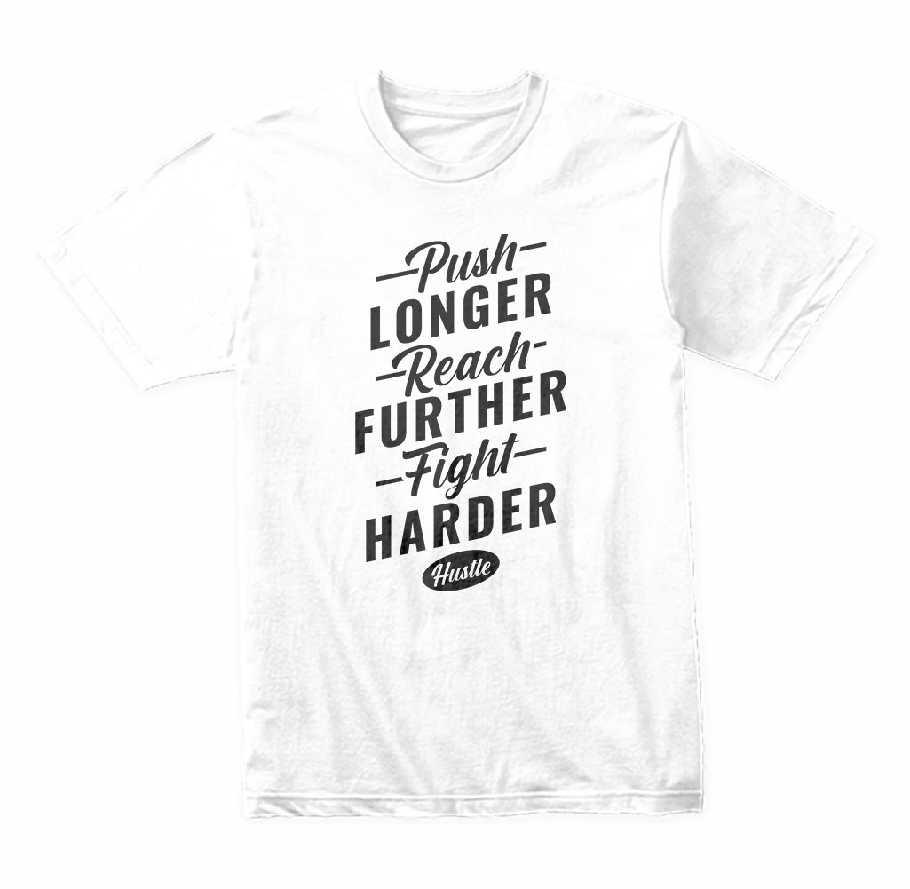 "Push Longer" Unisex T-Shirt | Motivational Equestrian Apparel