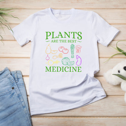 "Plants Are The Best Medicine" Vegan T-Shirt | Unisex Equestrian