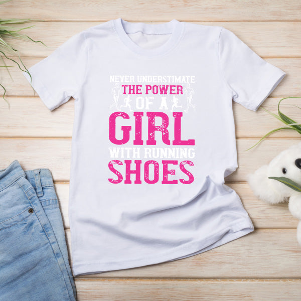 Unisex Runner's T-Shirt - Empowering Girls in Running