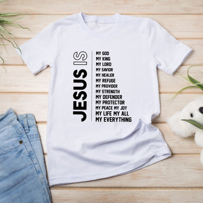 "Jesus Is" Unisex T-Shirt | Christian Equestrian Apparel