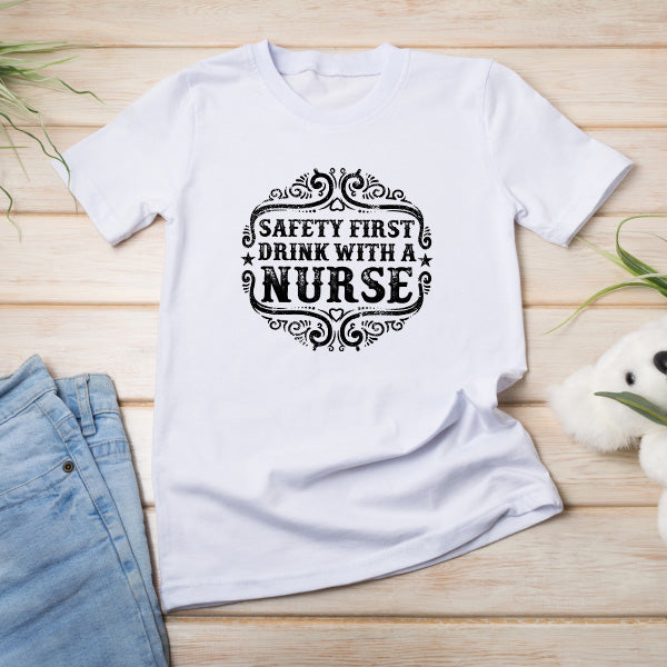 Safety First Nurse T-Shirt | Unisex Equestrian Apparel